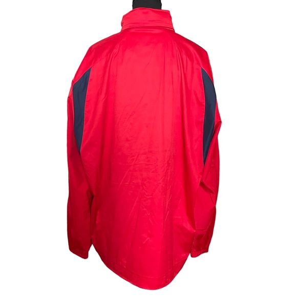 Adidas Mesh Lined Red Windbreaker Jacket - Picture 2 of 6